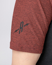 Jersey z krótkim rękawem STAGE SHORT czarny-czerwony