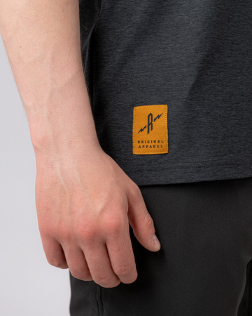 Short sleeve jersey STAGE SHORT black-grey