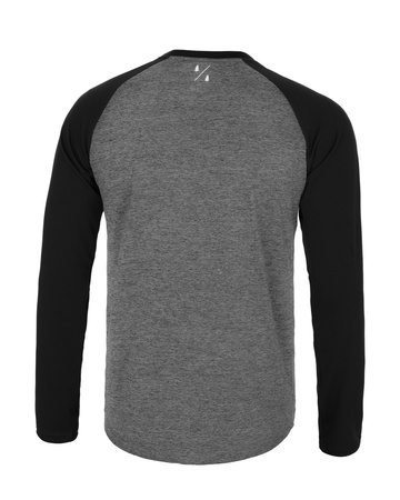 Langarmtrikot MANUAL melange-white