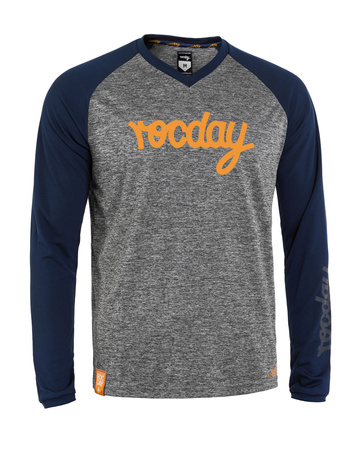 Jersey EVO MELANGE granatowo-brązowy