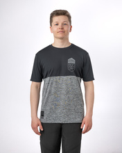 Short sleeve jersey Double V2 black-melange