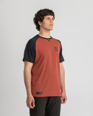 Short sleeve jersey PARK red–black