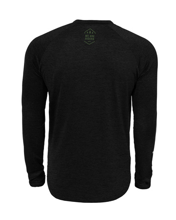 Langarm Jersey EVO RACE schwartz–grun