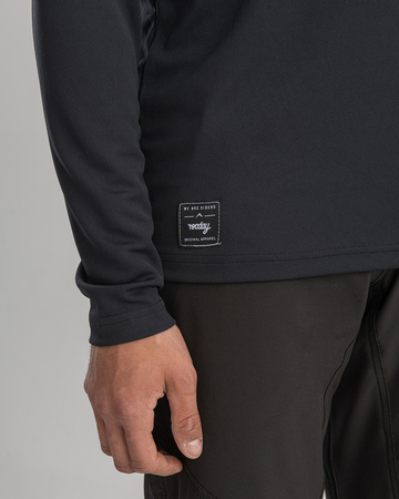 Langarmtrikot PATROL schwartz-grau