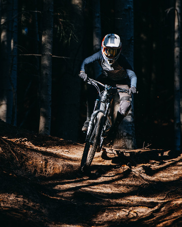 Jersey CAMBER melange-burgundy