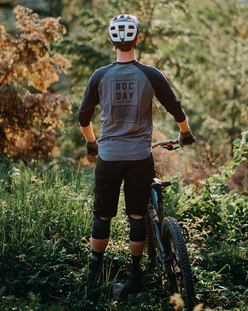 Langarmtrikot STAGE schwartz–grau