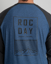 Jersey z długim rękawem STAGE czarny-niebieski