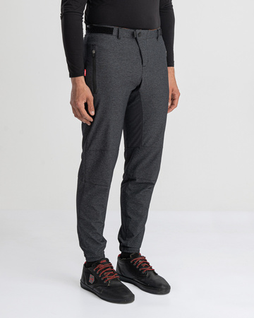 Pants ROC LONG black melange