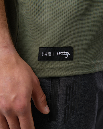 Short sleeve jersey GRAVEL green-navy