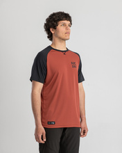 Short sleeve jersey PARK red–black
