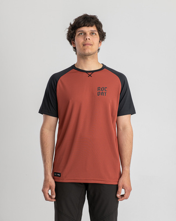 Short sleeve jersey PARK red–black