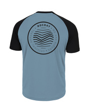 Short sleeve jersey GRAVEL blue-black