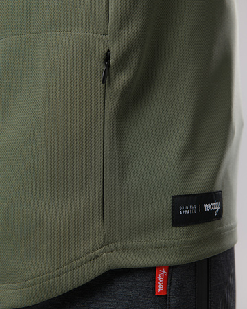 Short sleeve jersey GRAVEL green-navy