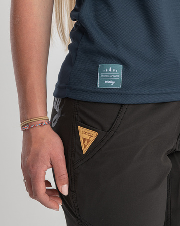 Kurzarm Jersey WOODY WMN Dunkelblau